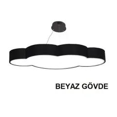 Lamptime Sarkıt Armatür 80x80 Bulut 40cm 45w Beyaz Gövde 6500k Beyaz Işık