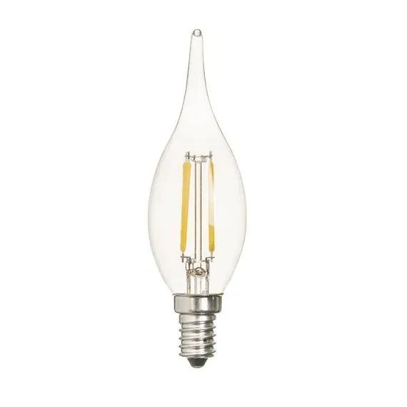 K2 4w E14 Led Flamanlı Kıvrık Buji Ampul