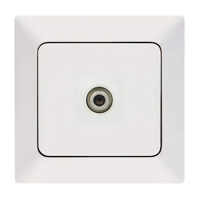 Ne-Ad Aras Tekli Uydu Sat Priz Geçişli-Sonlu - Çerçeve Hariç