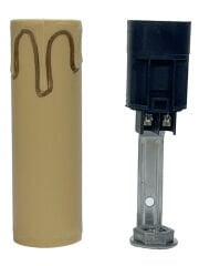 Duy Mum E14 8.5 cm Sarı Abajur Duyu