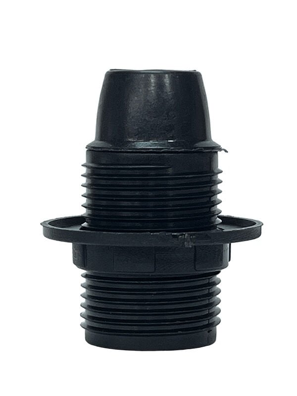 Abajur Duy E14 Rondelalı Tam Dişli Siyah