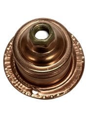 Abajur Duy E27 Rondelalı Tam Dişli Metal Bakır