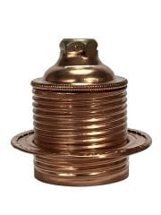 Abajur Duy E27 Rondelalı Tam Dişli Metal Bakır