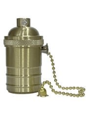 Abajur Duy Zincirli E27 Metal Bronz
