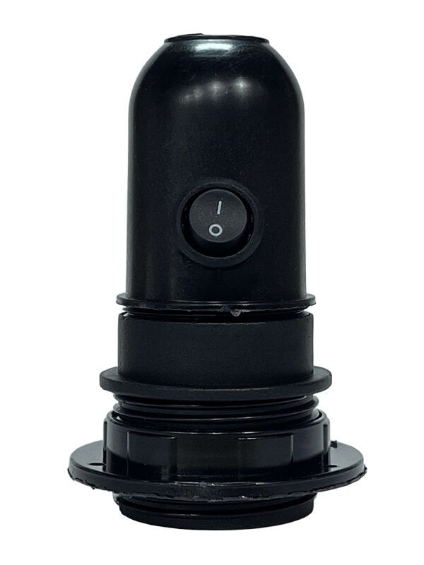 Abajur Duy Anahtarlı E27 Siyah