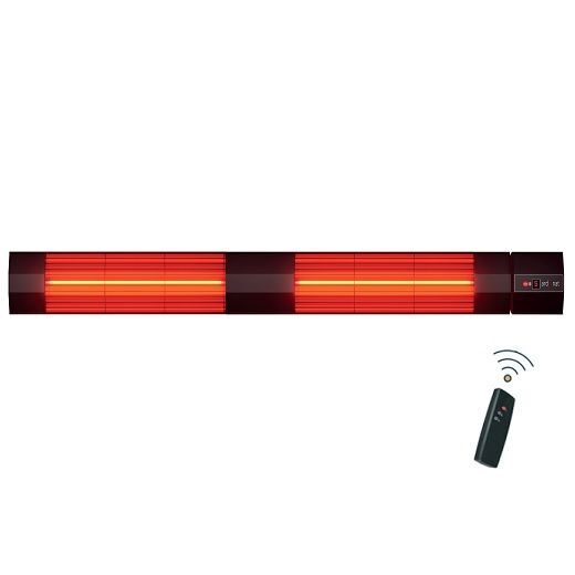 Ardonat Halogen Black Twin Pro 2000w+2000w 5 Kademeli Kumandalı Duvar Tipi Halojen Isıtıcı