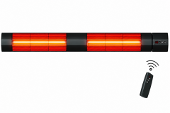 Ardonat Halogen Black Twin Pro 1500W+1500W Duvar Tipi Halojen Isıtıcı