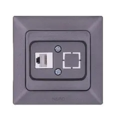 Ne-Ad Aras Tekli Data Prizi Cat6 - Çerçeve Hariç