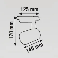 K2 25W 2700 Lümen Siyah Gövde Led Ray Spot