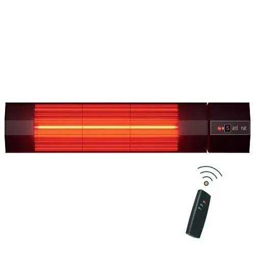 Ardonat Halogen Black Pro 2000w 5 Kademeli Kumandalı Duvar Tipi Halojen Isıtıcı