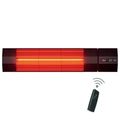 Ardonat Halogen Black Pro 5 Kademeli Uzaktan Kumandalı Duvar Tipi Isıtıcı