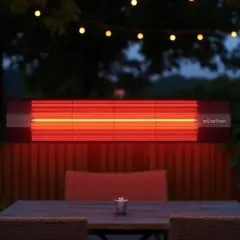 Ardonat Halogen Black 3000w Duvar Tipi Halojen Isıtıcı