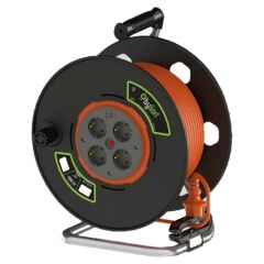 Bylion Plastik Makara 50 M Kapasiteli Turuncu Kablo Ple-50325-F