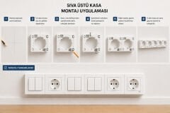 Mutlusan Rita Sıva Üstü Kasa Geçmeli Beyaz