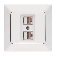 Ne-Ad Aras İkili Data Prizi (Cat5+Cat5) (Çerçeve Hariç)