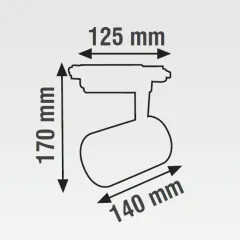 K2 15w 2700 Lümen Beyaz Gövde Led Ray Spot