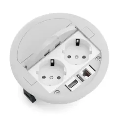 Ne-Ad Modüler 6 Modül Yükseltilmiş Döşeme Priz Kutusu