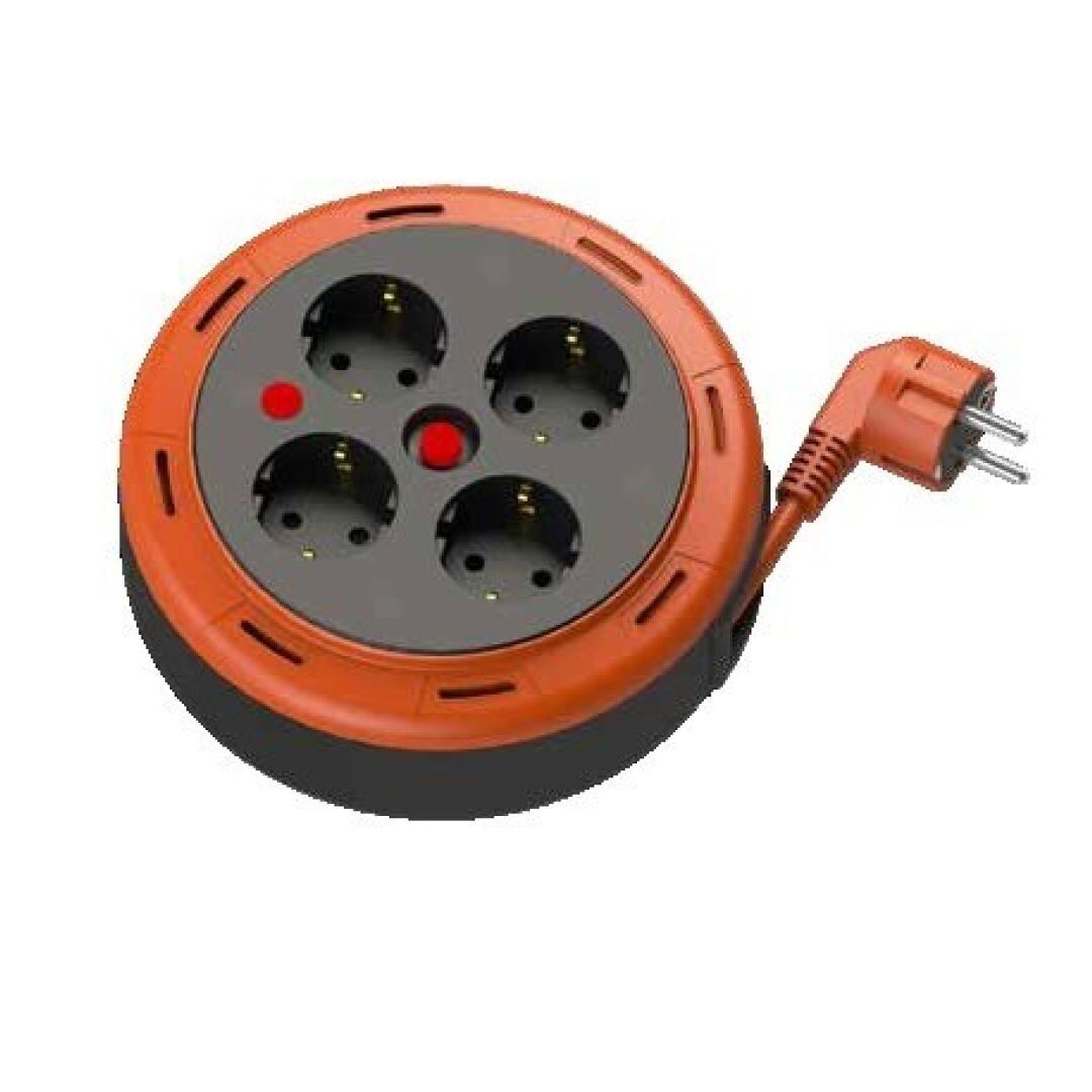 Bylion Makaralı Uzatma Kablosu 5 M 3X1,0 Mm Ttr Kablo (Usb/C) Phe-05310-F Usb/C