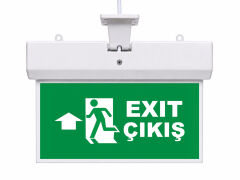 Işıklı Acil Çıkış Yönlendirme Levhası Yukarı Ok