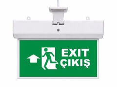 Işıklı Acil Çıkış Yönlendirme Levhası Yukarı Ok