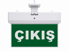 Işıklı Acil Çıkış Yönlendirme Levhası Çıkış