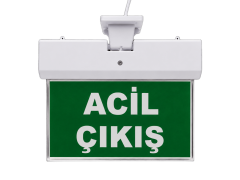 Işıklı Acil Çıkış Yönlendirme Levhası