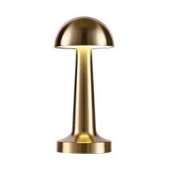 Noas Atina Gold LED Masa Lambası – Şarjlı, Dokunmatik, 3 Renk
