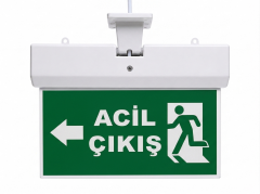 Işıklı Acil Çıkış Yönlendirme Levhası Sağ Sol Ok