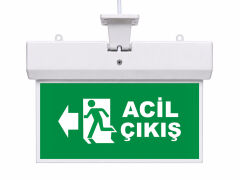 Işıklı Acil Çıkış Yönlendirme Levhası Sağ Sol Ok