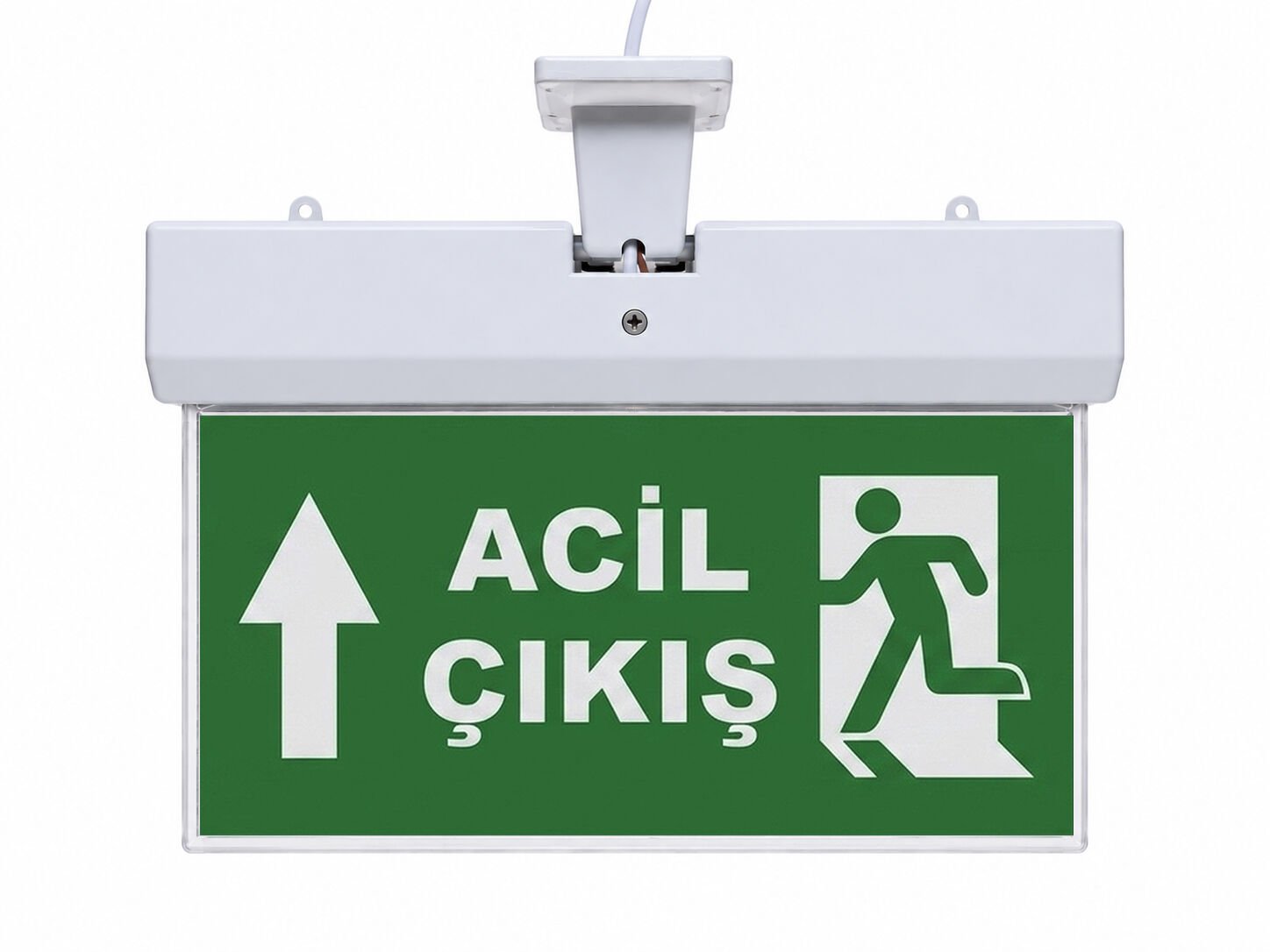 Işıklı Acil Çıkış Yönlendirme Levhası Yukarı Ok
