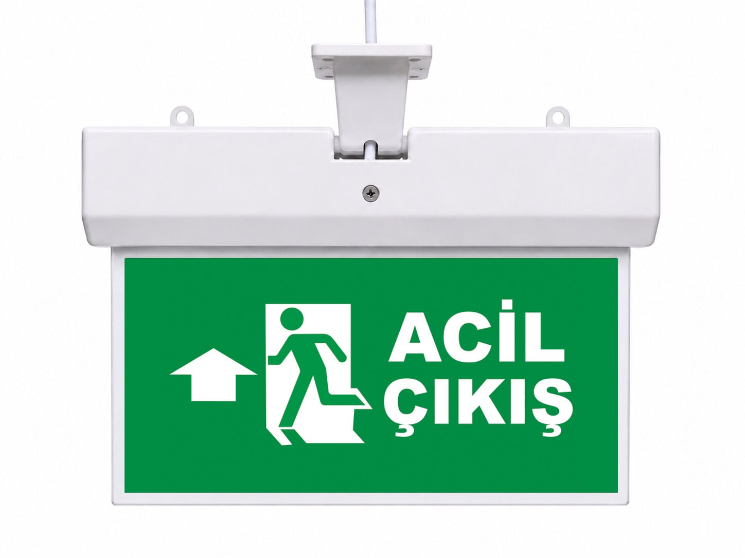 Işıklı Acil Çıkış Yönlendirme Levhası Yukarı Ok