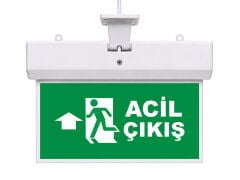 Işıklı Acil Çıkış Yönlendirme Levhası Yukarı Ok