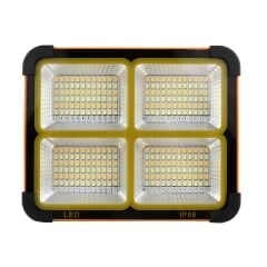 Noas 200w Solar Şarjlı Led Projektör Ip66 6400k