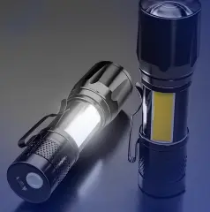 Noas Police Led El Feneri 3w Şarj Edilebilir Zoom Özellikli