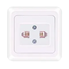 Ne-Ad Fırat İkili Numeris Telefon Prizi RJ11 + RJ11