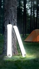 Zmr Light Tube Güneş Enerjili Şarjlı Şişirilebilir Katlanabilir Led Kamp Lambası