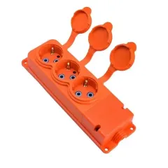 Bylion 1X16A Monofaze Kauçuk Üçlü Grup Priz