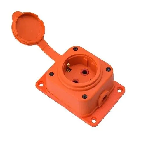 Bylion 1X16A Monofaze Kauçuk Duvar Prizi