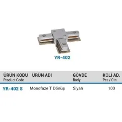 Ycl Monofaze Ray T Dönüş Siyah