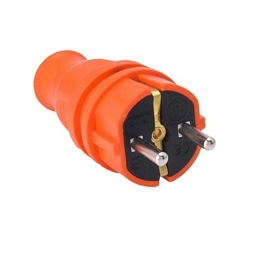 Bylion 1X16A Monofaze Kauçuk Düz Fiş