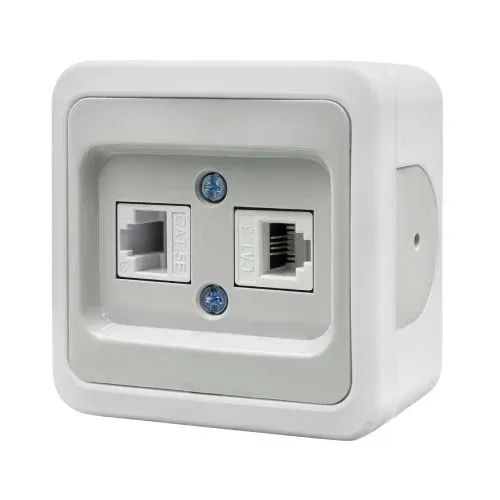 Ne-Ad Multima Data+Numeris Priz Cat 5 + Cat 3