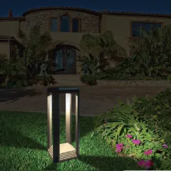 Led Bahçe Armatürü Bollard 80 Cm Lh-16603