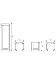Led Bahçe Armatürü Bollard 50 Cm Lh-16602