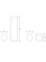 Led Bahçe Armatürü Bollard 50 Cm Lh-16402