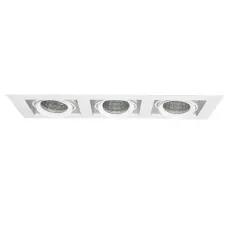 Lamptime Sıva Altı Cob Downlight 3x30w Derin Kare Beyaz Gövde 6500k Beyaz Işık
