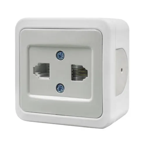 Ne-Ad Multima İkili Numeris Telefon Prizi RJ11 + RJ11