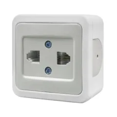 Ne-Ad Multima İkili Numeris Telefon Prizi RJ11 + RJ11