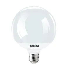 Ecolite Led Globe G120 E27 13,5w Ampul 220v Opal Cam 1350 Lümen 3000k Sarı Işık