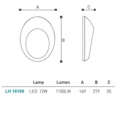 Led Duvar Aplik Lh-16106