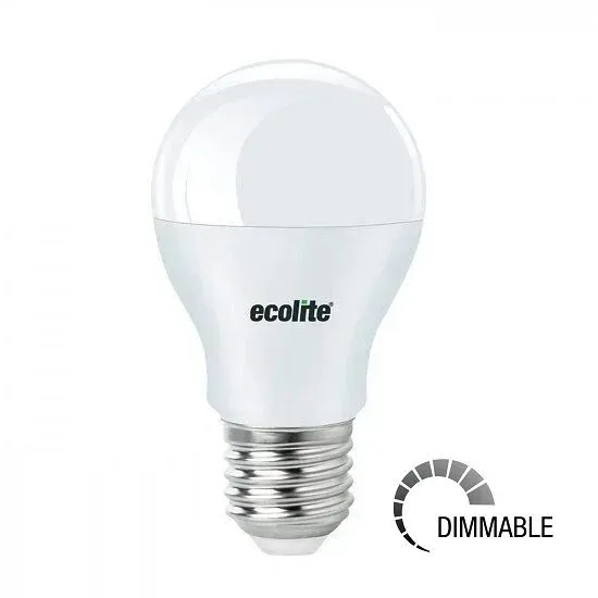 Ecolite Dimmerrable Classıc 9w Led A60 Ampul Opal Cam 825 Lümen 25.000 H 3000k Sarı Işık